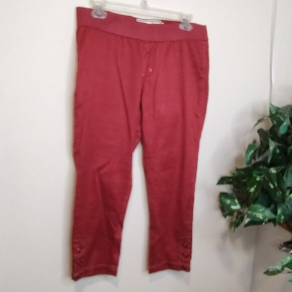 Aventura Organic Cotton Capri Pants Size 8 - Picture 10 of 11